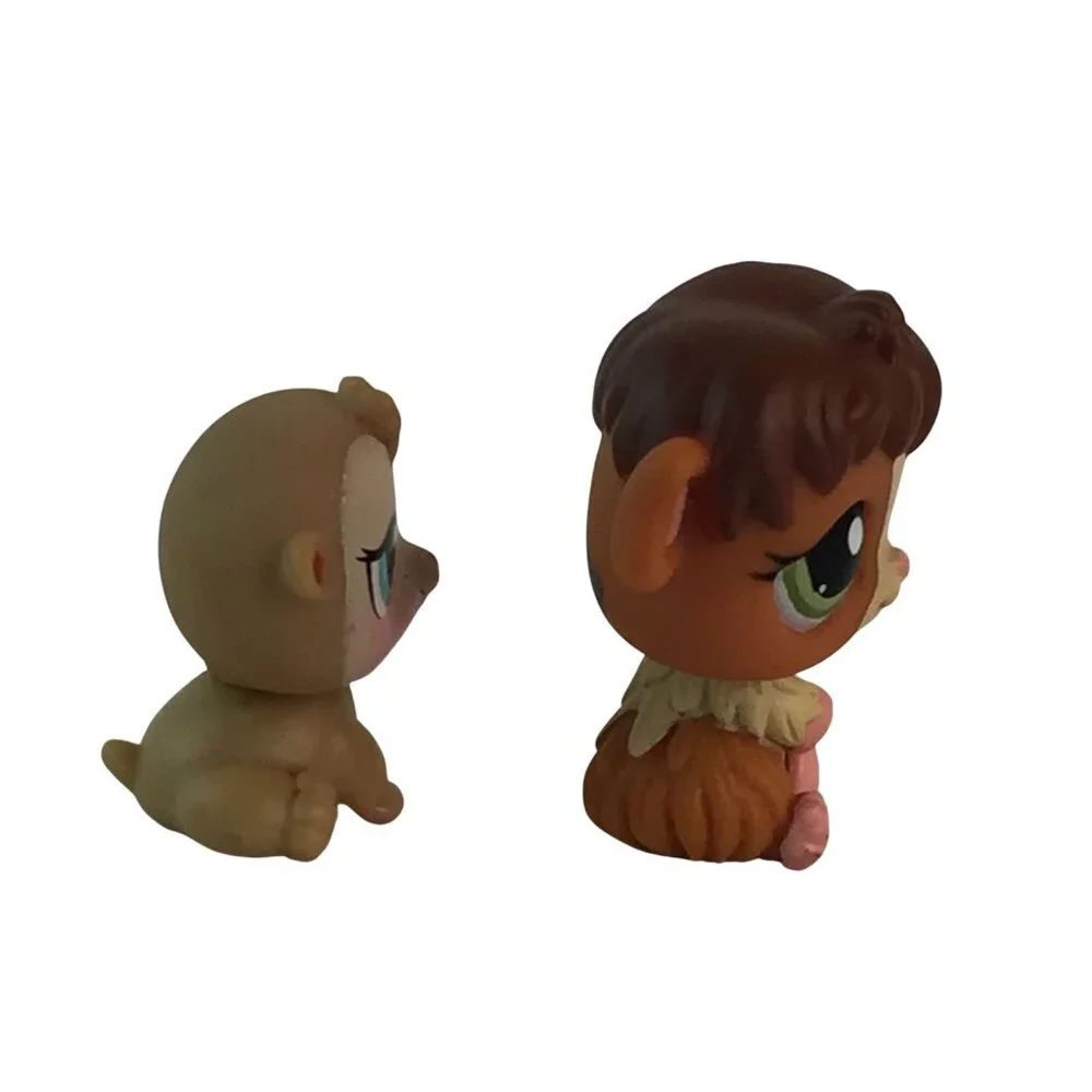 Littlest Pet Shop LPS #2148 Brown Guinea Pig #1478‎ Tan Hamster Figures